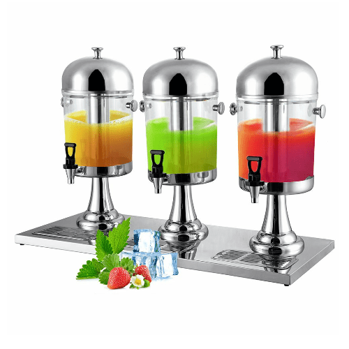 Round Juice Dispenser Triple Tank Caterquip Pretoria